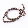 Natural Picasso Stone/Picasso Jasper Beads Strands G-G683-14-2x4mm-2