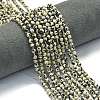 Natural Dalmatian Jasper Beads Strands G-A260-A10-01-1