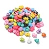 Spray Painted Alloy Beads PALLOY-Q445-15-1