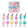 48 Pcs 12 Styles Plastic Pendants KY-BT0001-03-1