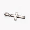 Tarnish Resistant Personalized 201 Stainless Steel Cross Pendants LS-STAS-F010A-52-2