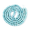 Baking Paint Glass Beads Strands DGLA-N016-6mm-08-2