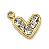 316 Surgical Stainless Steel Pendant with Rhinestone LS-STAS-H189-01D-G-1
