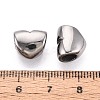 304 Stainless Steel European Style Large Hole Beads STAS-T072-141P-3