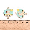 Alloy Enamel Pendants PALLOY-N176-29C-RS-3