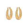 Elegant European Style 304 Stainless Steel Gold-Plated Women's Earrings WS1374-9-1