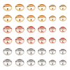 54Pcs 9 Style Brass Beads KK-AR0002-50-1