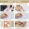 Front Foot Pad Thickened Felt Half Size Heel Pad AJEW-WH0818-010B-3