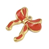 304 Stainless Steel Enamel Pendants STAS-L305-01G-02-2