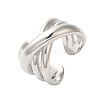 Brass Open Cuff Rings RJEW-A046-03P-1