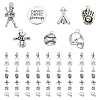 70Pcs 7 Style Tibetan Style Zinc Alloy Pendants TIBEP-PH0001-27-RS-1