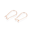 304 Stainless Steel Hoop Earring Findings LS-STAS-E484-66B-RG-1