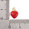 Rack Plating Brass Enamel Pendants KK-P269-10G-01-3
