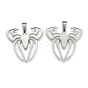 Tarnish Resistant Boy Jewelry 201 Stainless Steel Blank Pendants X-STAS-I032-221-1