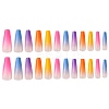 ABS Plastic Full Cover Press On False Nails DIY-CJC0006-14-3