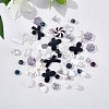 150 Pieces Random Rose Acrylic Beads Bear Pastel Spacer Beads Butterfly Loose Beads for Jewelry Keychain Phone Lanyard Making JX543D-2