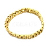 304 Stainless Steel Cuban Link & Panther chain Bracelets for Women Men BJEW-R018-11G-4
