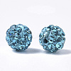 Pave Disco Ball Beads RB-T017-02-12-2