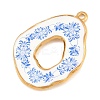 Printed 304 Stainless Steel Pendants SA-CBA7467-05G-03-3
