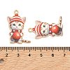 Christmas Alloy Enamel Pendants ENAM-K069-43A-3