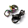 5Pcs 5 Colors 304 Stainless Steel Lobster Claw Clasps STAS-YW0001-57-3
