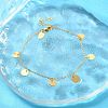 304 Stainless Steel Cable Chain Bracelets for Women BJEW-A036-25G-3