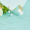 26Pcs Brass Micro Pave Clear Cubic Zirconia Head Pins KK-BBC0018-97G-01-3