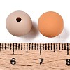 Rubberized Style Imitated Silicone Acrylic Beads MACR-T048-01C-04-3