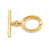 Oval Brass Toggle Clasps KK-G548-35-2