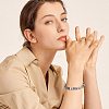 15Pcs 15 Style Ethnic Style Polymer Clay Heishi Surfer Stretch Bracelets Set BJEW-FI0001-41-7