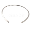 202 Stainless Steel Wire Choker Necklace NJEW-H011-07P-01-1