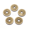 Tibetan Style Alloy Chinese Coin Pendants LS-PALLOY-WH0060-01E-NF-1