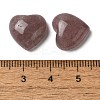 Natural Strawberry Quartz Cabochons G-N343-10-3