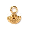 304 Stainless Steel Pendant Rhinestone Settings STAS-T026-02G-1