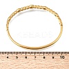 304 Stainless Steel Pave Clear Cubic Zirconia Teardrop Hinged Cuff Bangles for Women SA-CBAF851-06G-5