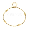 304 Stainless Steel Rolo Chain Bracelets for Women BJEW-C094-09G-4