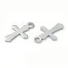 304 Stainless Steel Tiny Cross Charms STAS-H149-05P-2