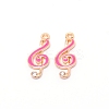Alloy Enamel Pendants ENAM-WH0049-25G-05-1