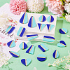 20Pcs 10 Styles Opaque Resin & Natural Wood Pendants RESI-TA0004-62-6