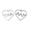 Non-Tarnish 304 Stainless Steel Pendants LS-STAS-L020-011P-1