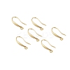 Brass Earring Hooks LS-KK-I684-04G-NR-2