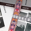 10 Yards Ethnic Style Floral Polyester Embroidery Ribbon PW-WG79888-04-1