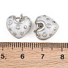 Brass Micro Pave Clear Cubic Zirconia Charms CU-CBAA571-12P-3