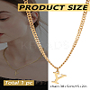 1Pc 304 Stainless Steel Letter Pendant Necklaces NJEW-LP0001-33Y-G-2