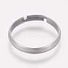 Tarnish Resistant 316 Surgical Stainless Steel Finger Ring Settings LS-X-STAS-I090-02P-3