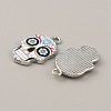 Alloy Enamel Pendants FIND-CJC0015-09H-2
