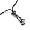 Rack Plating Brass Micro Pave Cubic Zirconia Silder Bracelets BJEW-P341-03EB-3