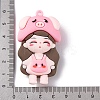 The 12 Chinese Zodiac Girl Doll PVC Plastic Pendants KY-S172-16K-3