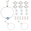 20Pcs 304 Stainless Steel Slider Cable Chain Slider Bracelet Makings DIY-DC00001-1