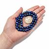 Natural Lapis Lazuli Bead Strands X-G-G953-01-8mm-5